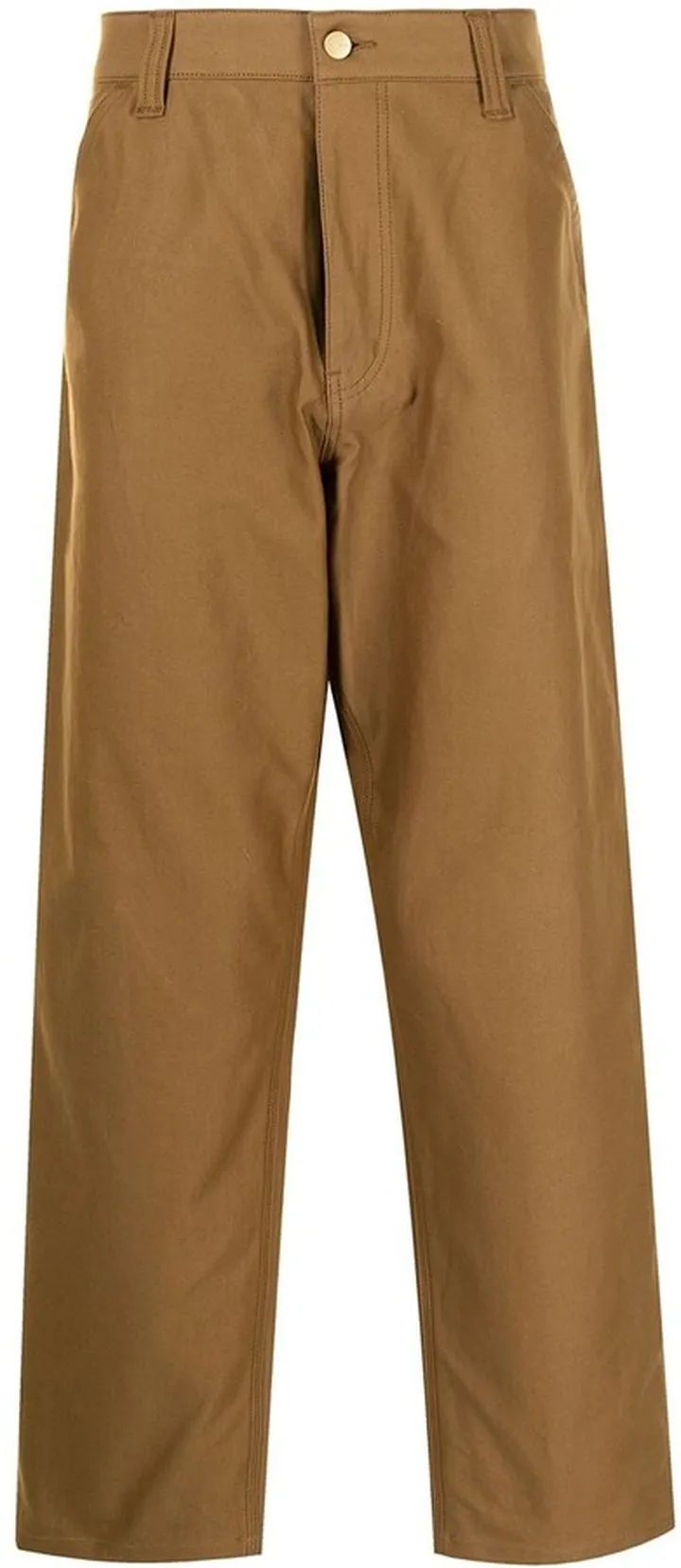 Straight-Leg Cotton Trousers