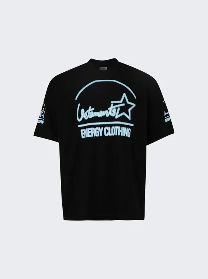 Vetements Energy T-shirt Black