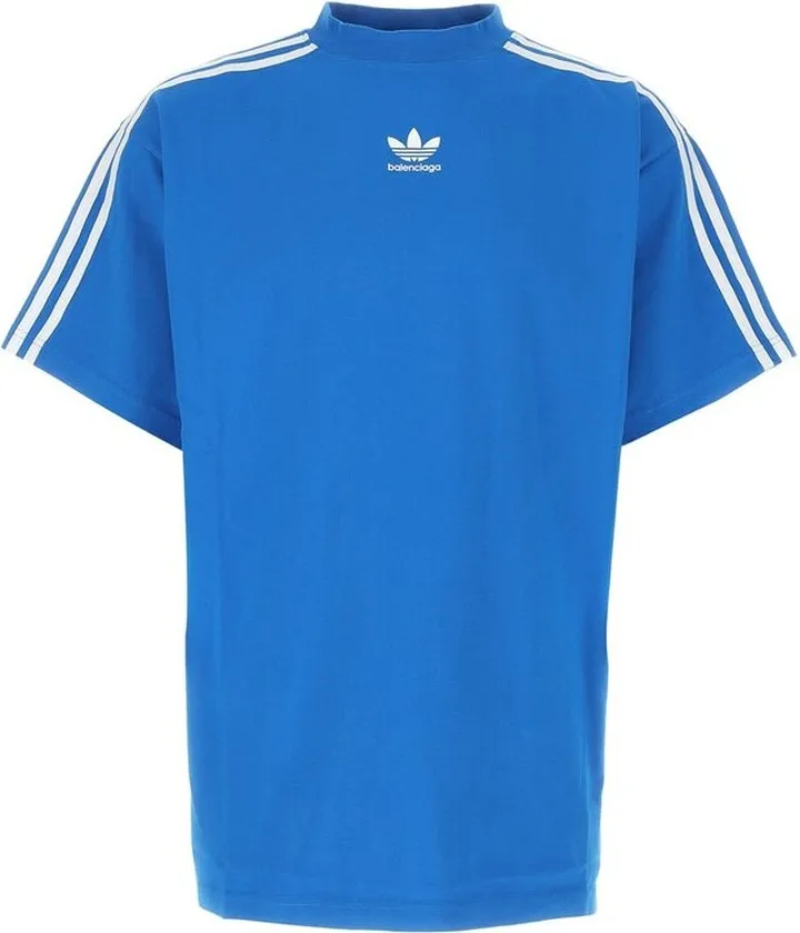 Balenciaga X Adidas Logo Printed Crewneck T-Shirt