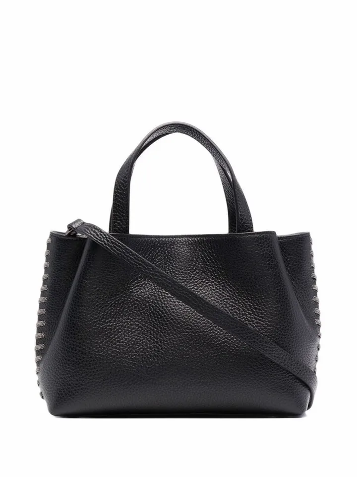 Ball-Chain Embellished Tote Bag