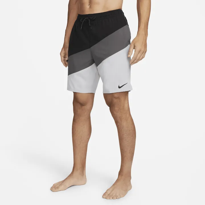 Nike Men's Color Surge 9" Volley Shorts in Black