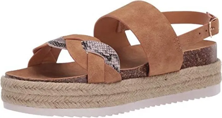 YOKI-Low Platform Espadrille Sandal