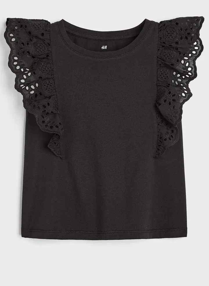 Kids Broderie Anglaise Top