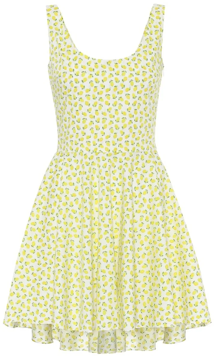 Kylie printed cotton minidress