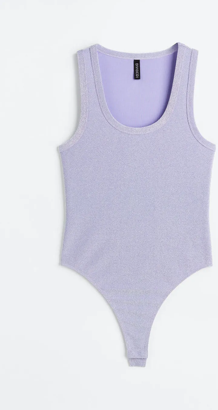 Glittery Thong Bodysuit