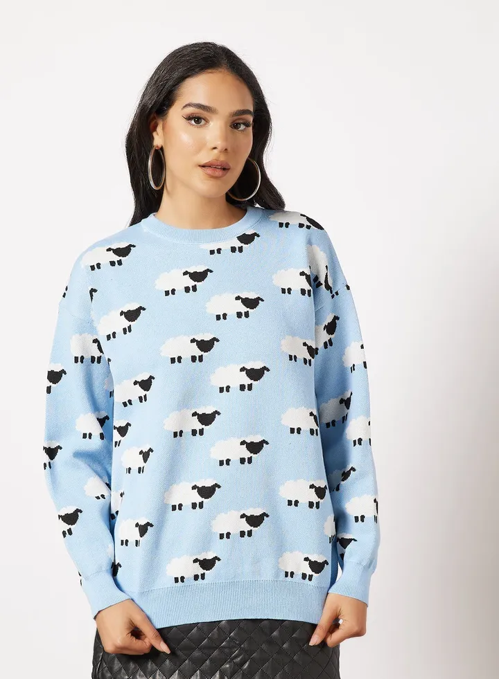 Knitted Sheep Jumper