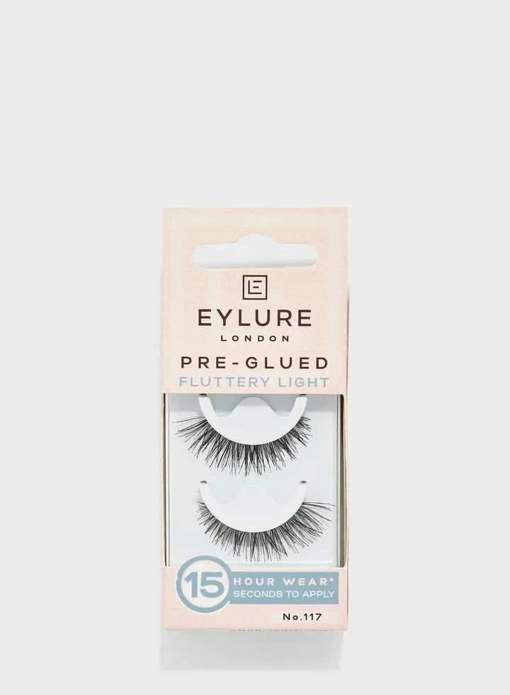 Pre Glued Lashes - Fluttery Light 117