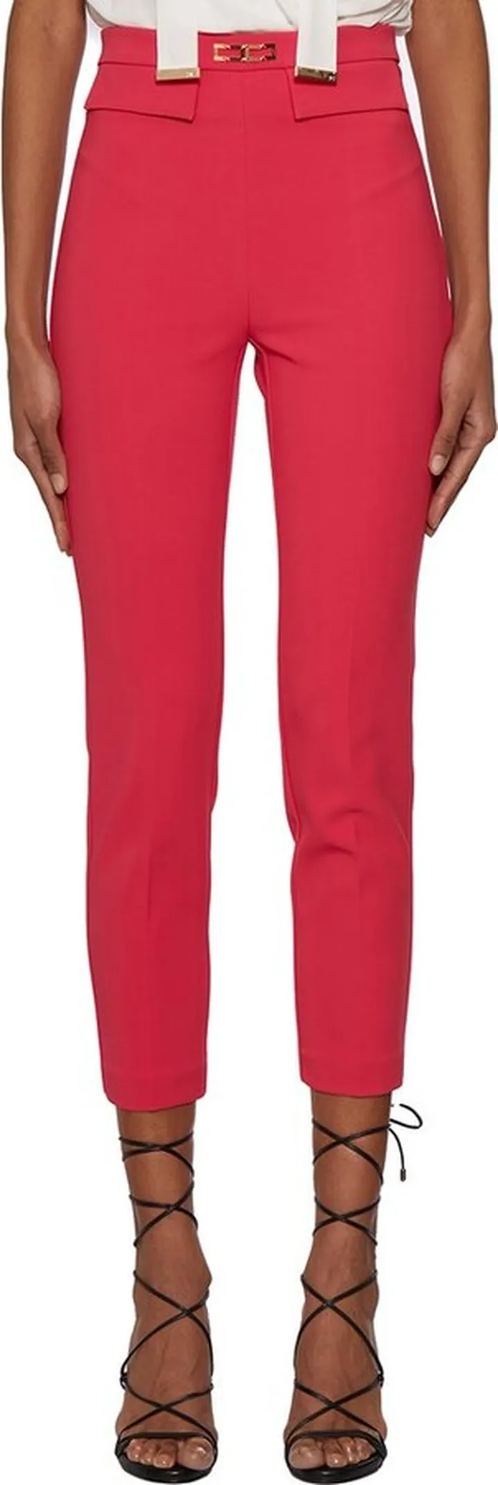 Elisabetta Franchi Tapered Slim-Fit Trousers