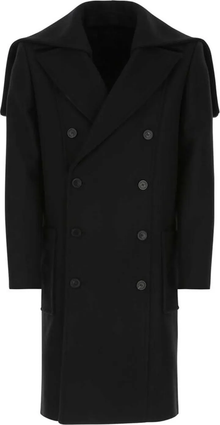Balmain Double Breasted Long-Sleeved Coat