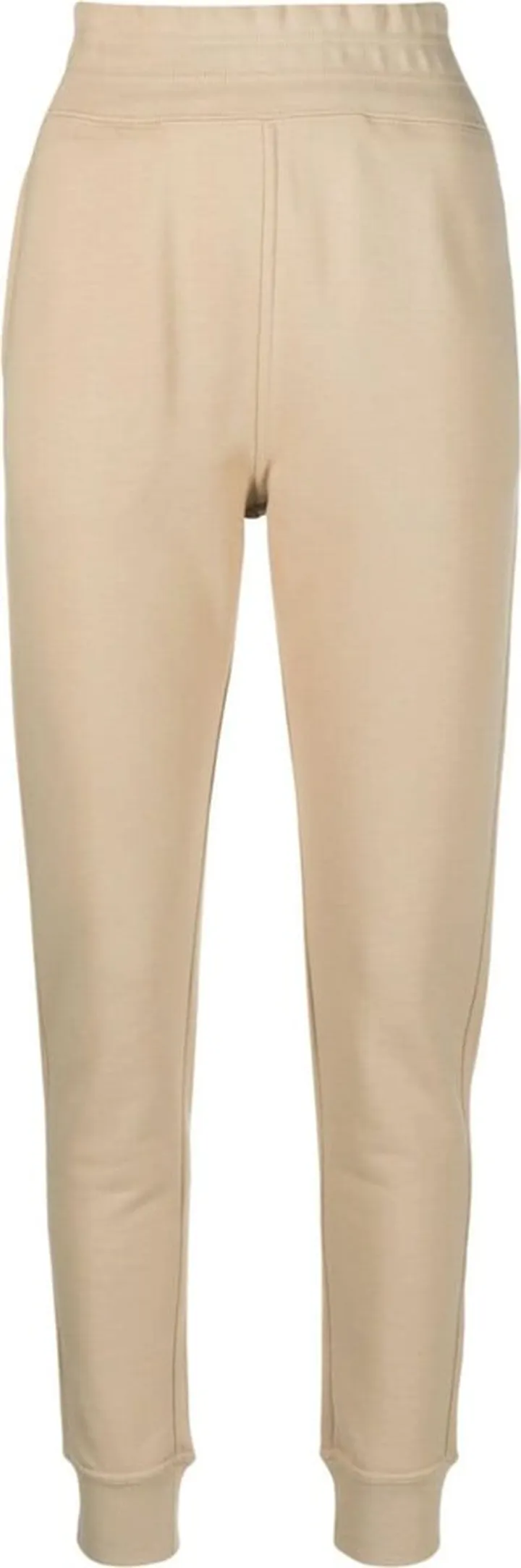 High-Waisted Cotton Track Pants