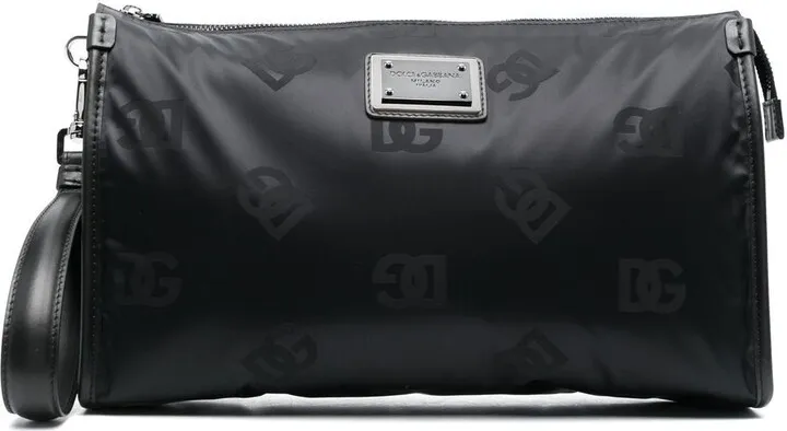 DOLCE & GABBANA- Logo Nylon Pouch
