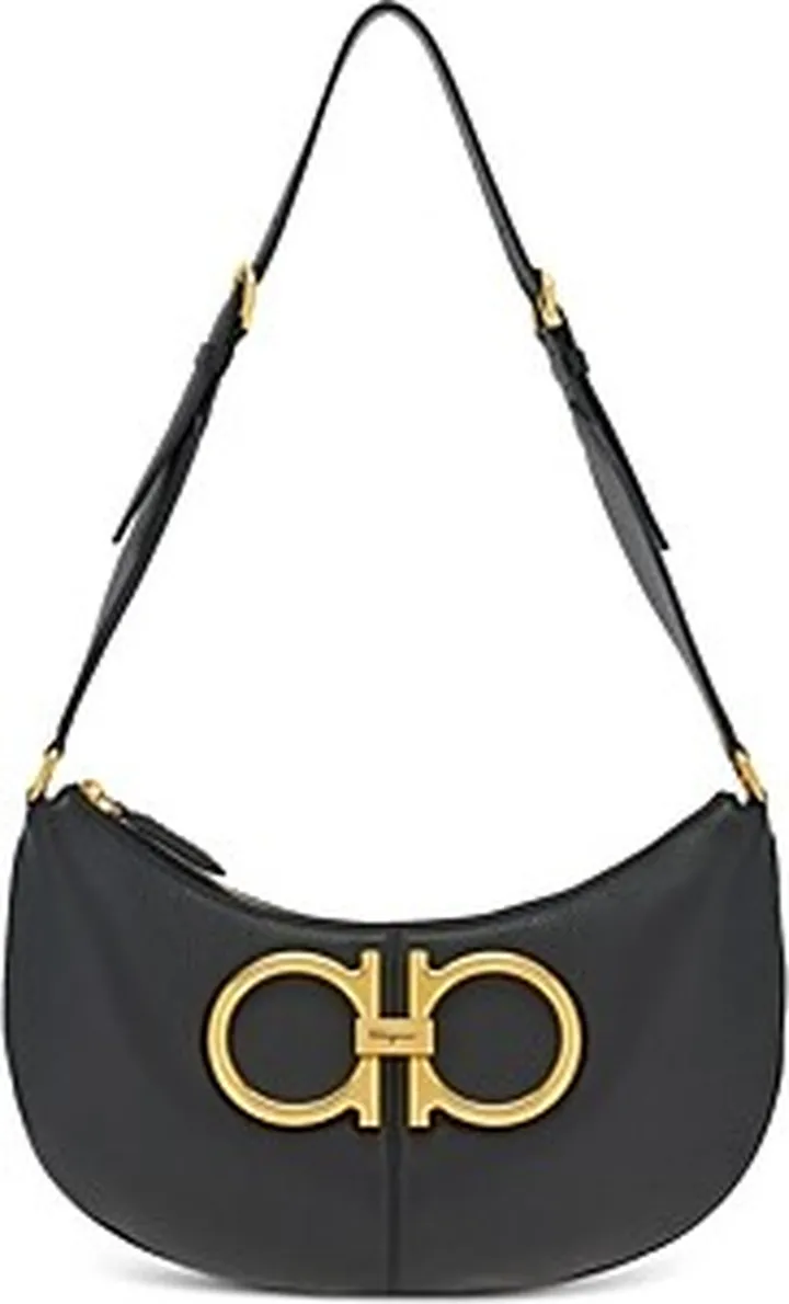 Salvatore Ferragamo Gianco Crescent Bag