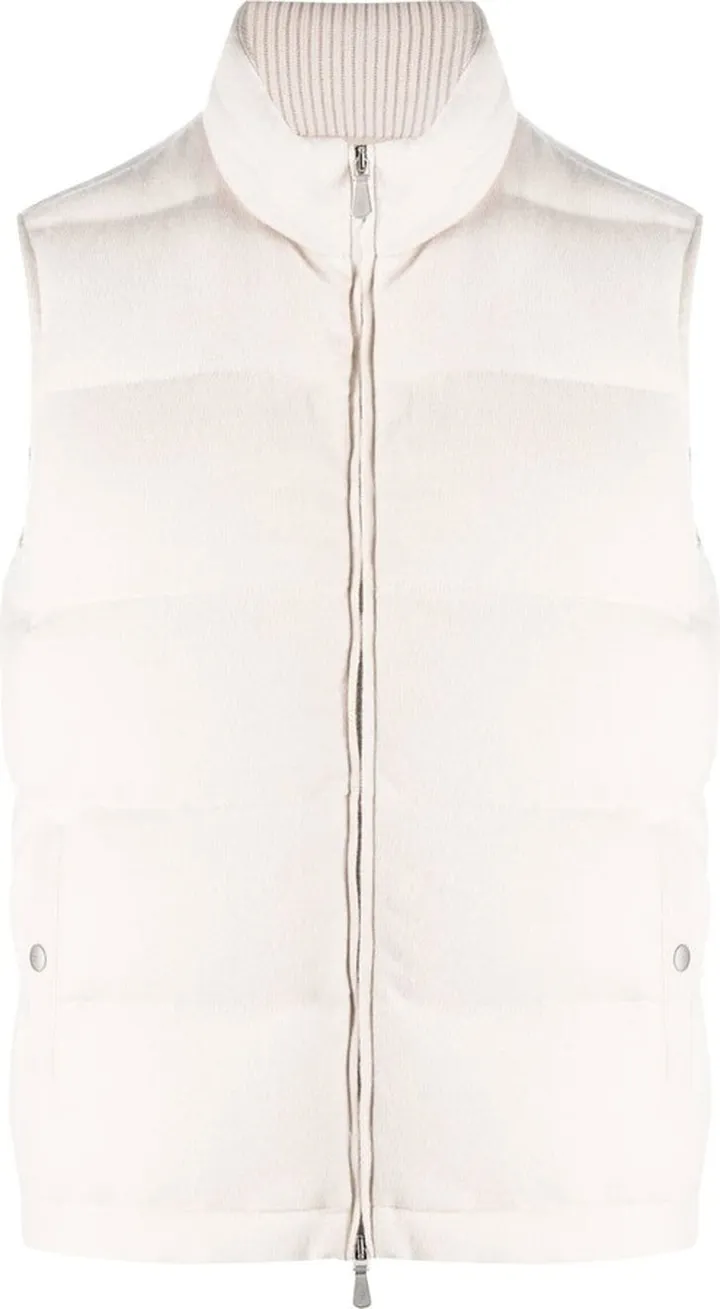 Padded Zip-Up Gilet
