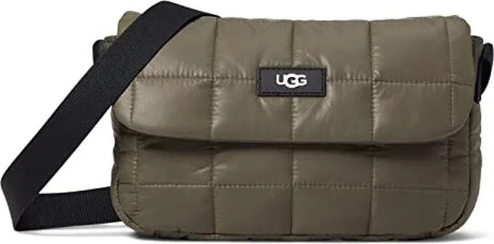 UGG Dalton Crossbody Puff (Olive Night) Handbags