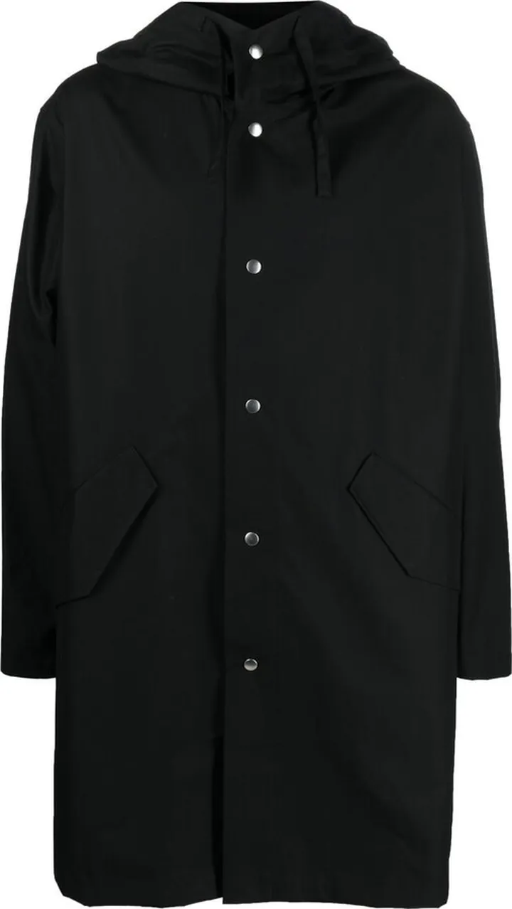 Logo-Print Hooded Parka