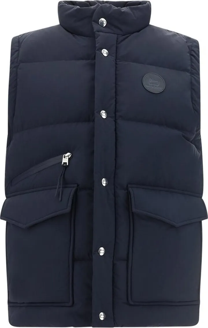 Woolrich Funnel-Neck Quilted Down Gilet