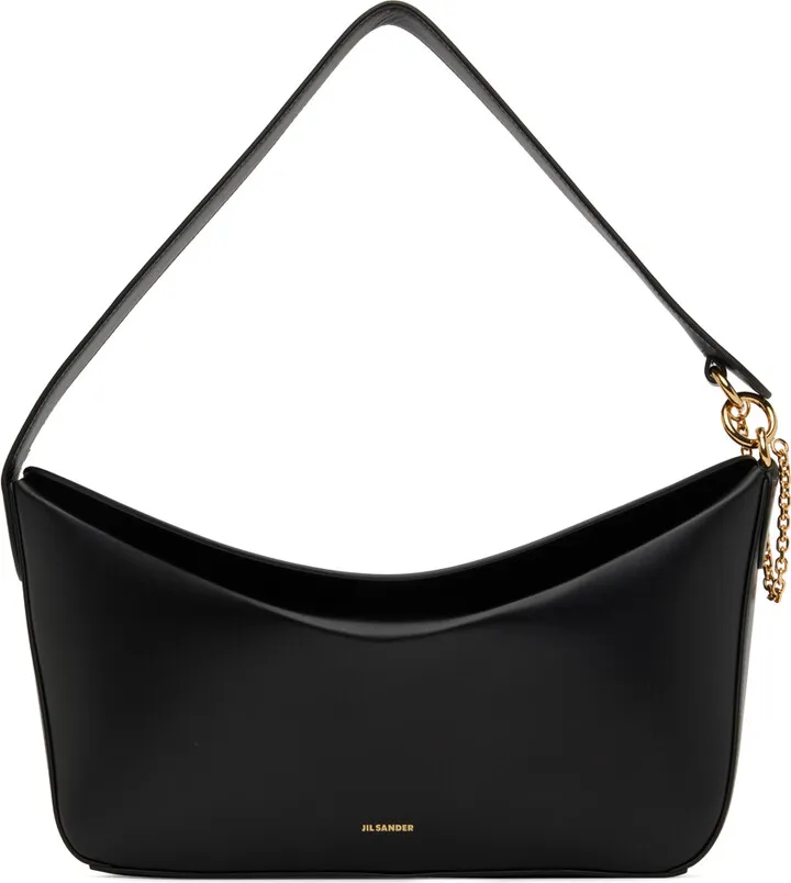 Jil Sander Black Sculptural Bag
