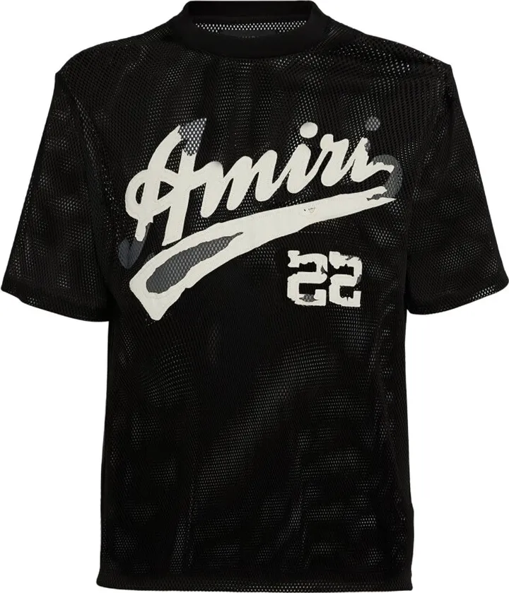 Amiri Mesh Logo T-Shirt