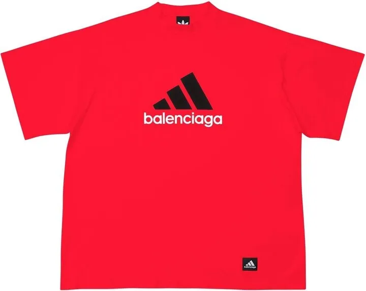x adidas logo-print T-shirt