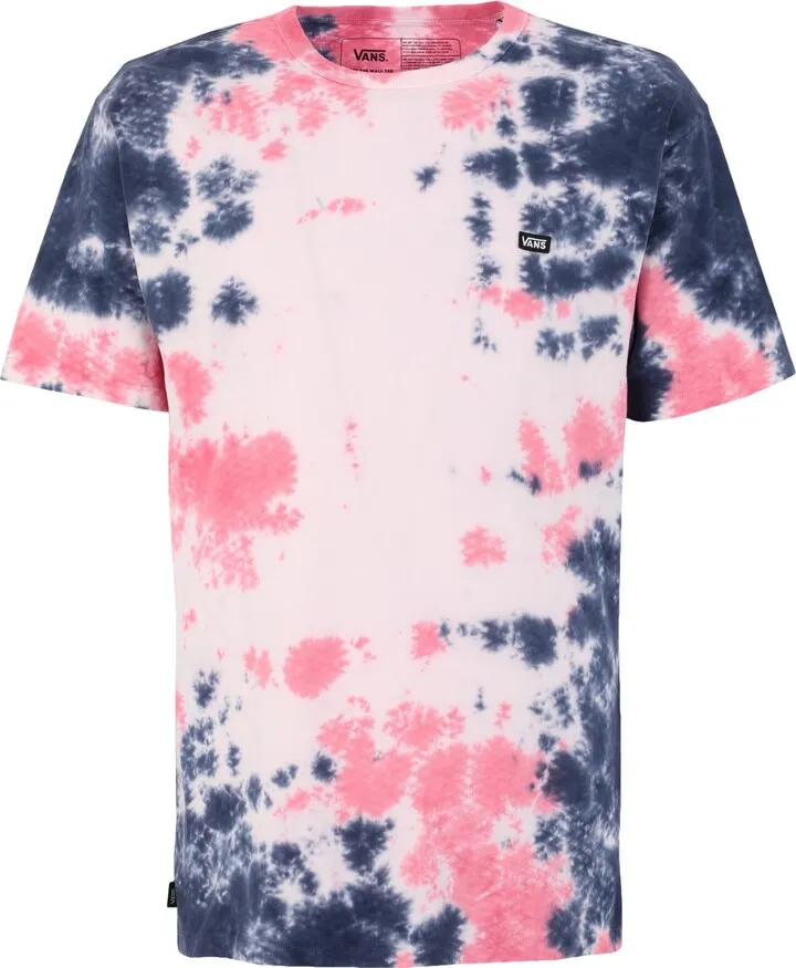 Mn Off The Wall Classic Burst Tie Dye Ss T-shirt Pink