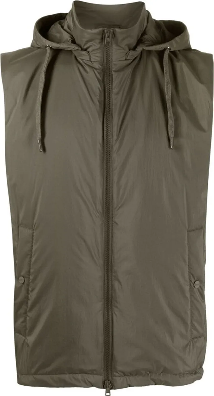 Hooded Sleeveless Gilet
