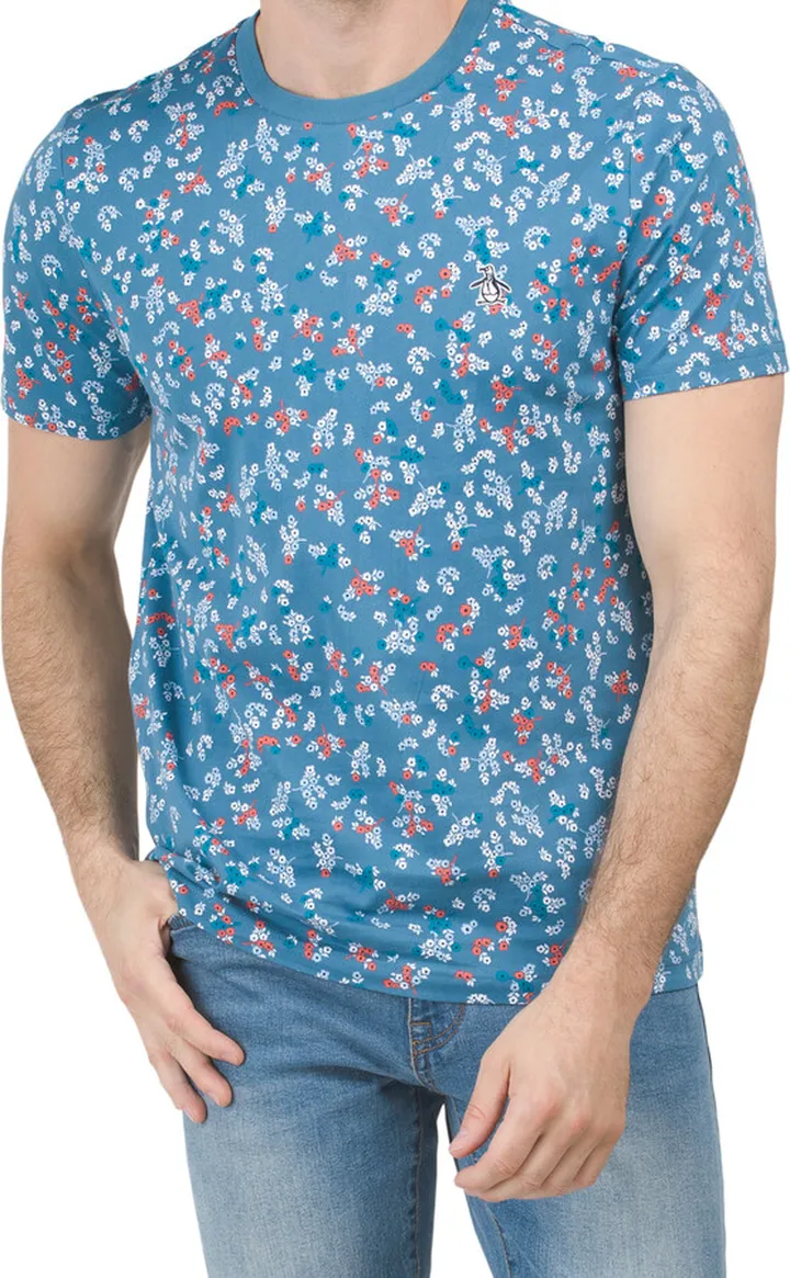 Cotton Jersey Ditsy Tee