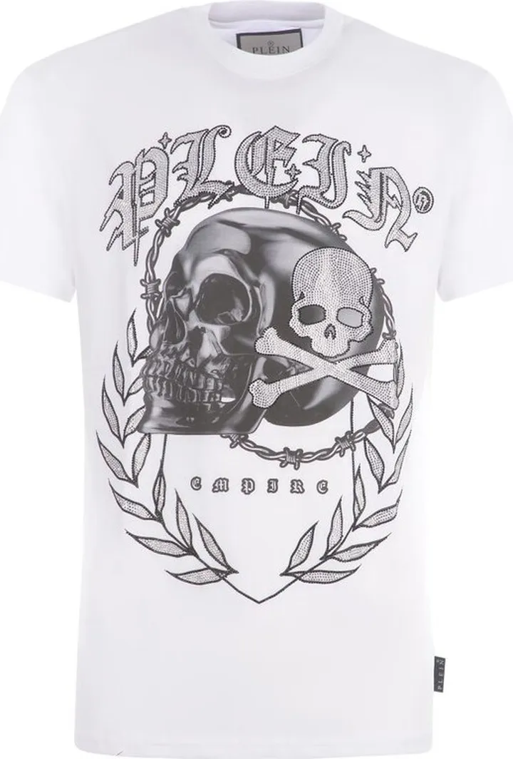 Philipp Plein Skull Printed Crewneck T-Shirt