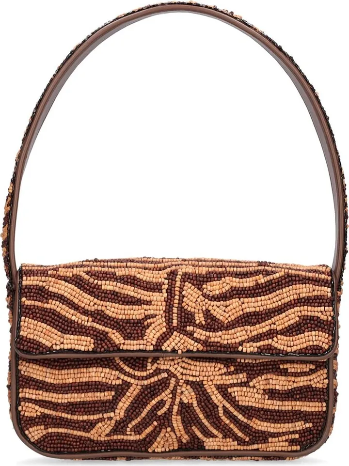 Tommy wood beaded bag