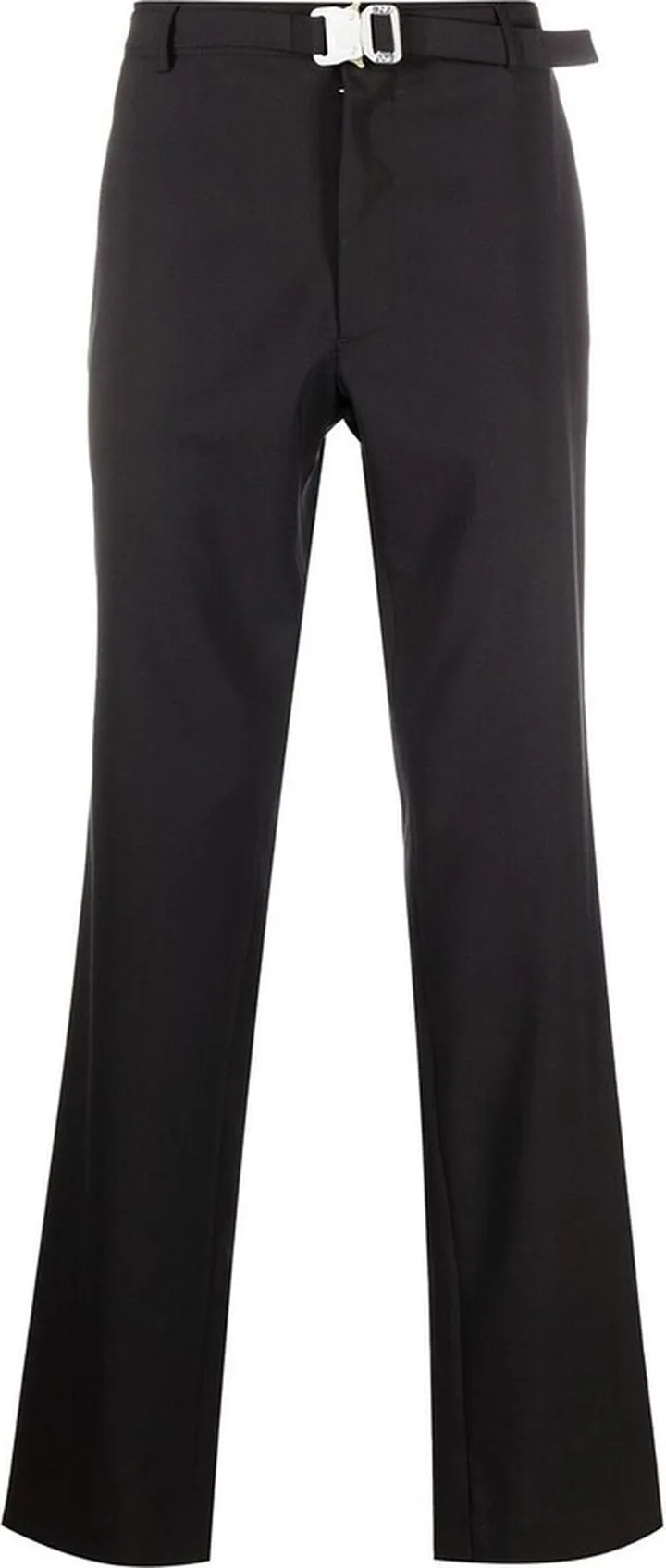 Straight-Leg Belted Trousers