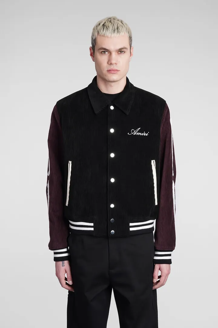Casual Jacket In Black Polyester