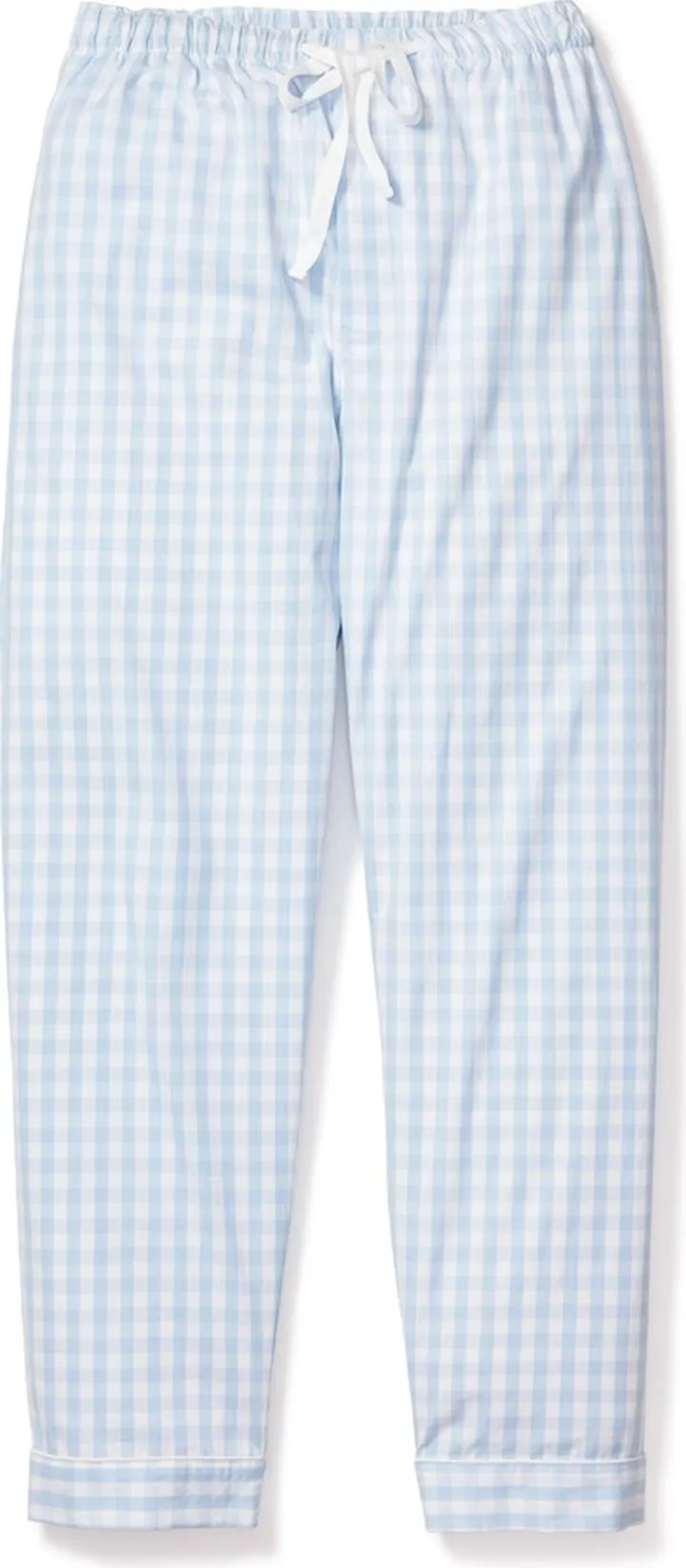 Gingham Woven Cotton Pajama Pants