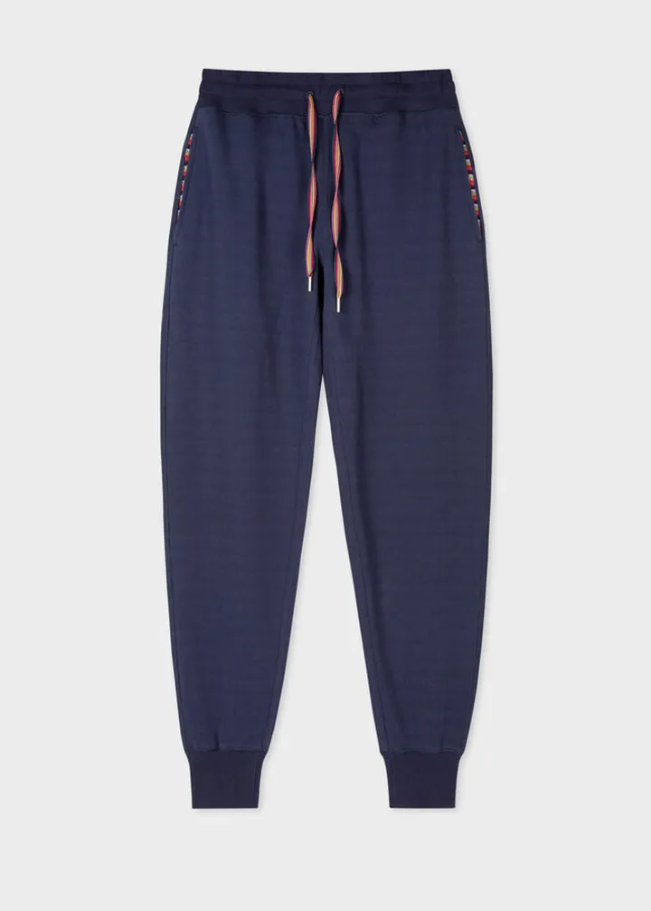 Women's Navy Cotton-Blend Lounge Sweatpants