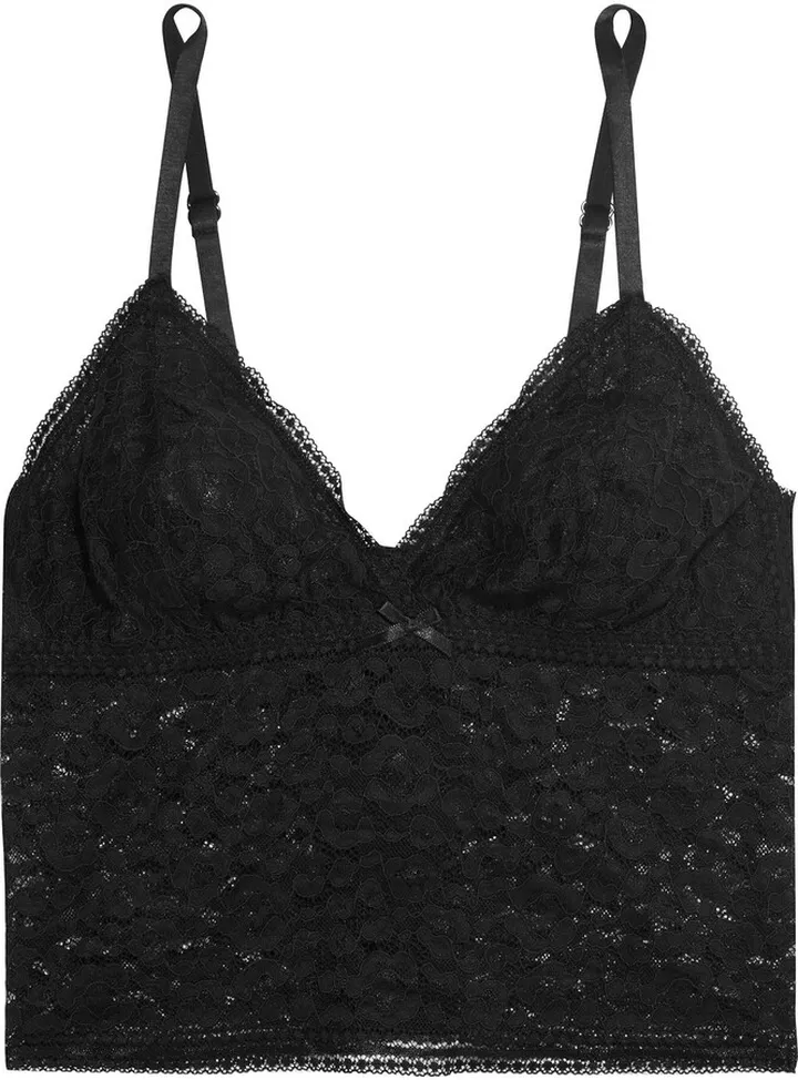 Zadie satin-trimmed stretch-corded lace bustier