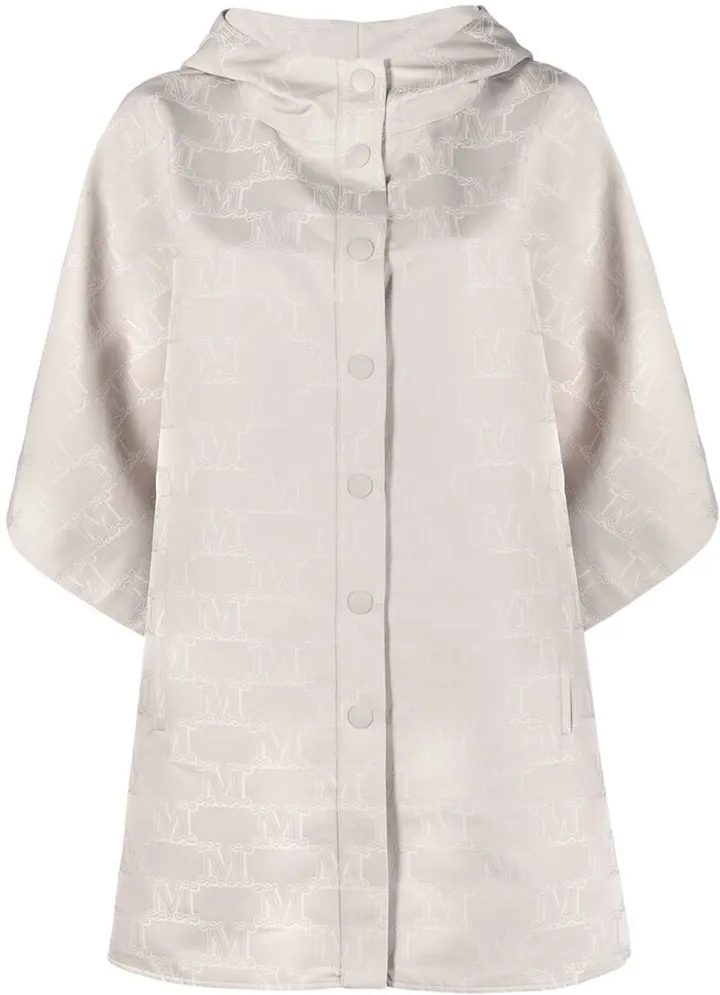 MAX MARA- Logo Jacquard Cape