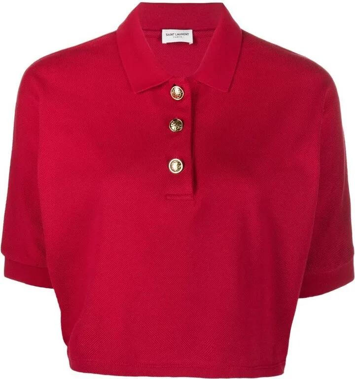 Cropped Polo Top
