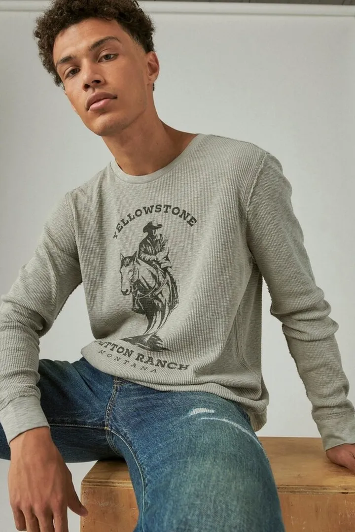 Yellowstone Dutton Ranch Crew Neck Thermal