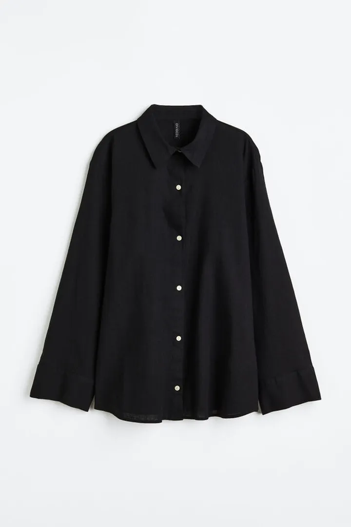Linen-blend Shirt