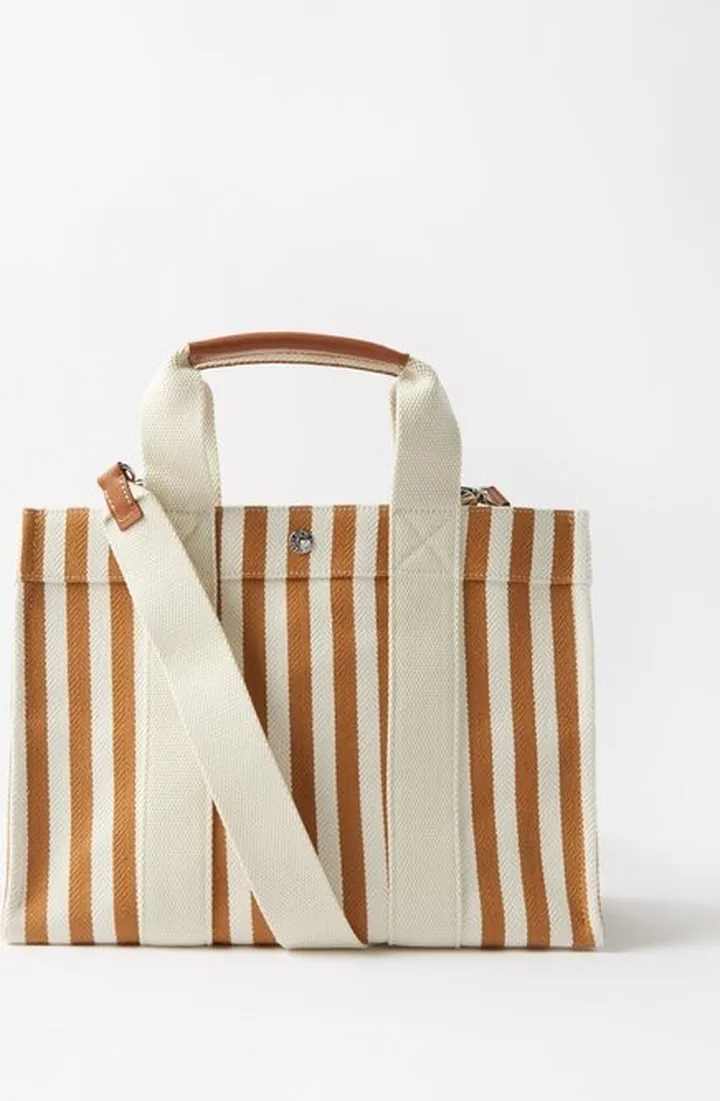 Palais Royal M Striped Cotton-blend Tote Bag