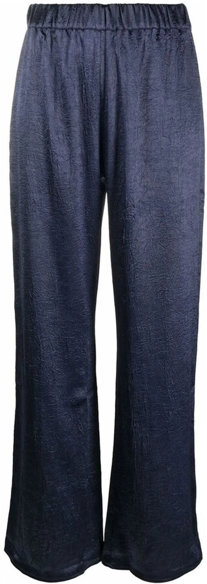 Textured Straight-Leg Trousers