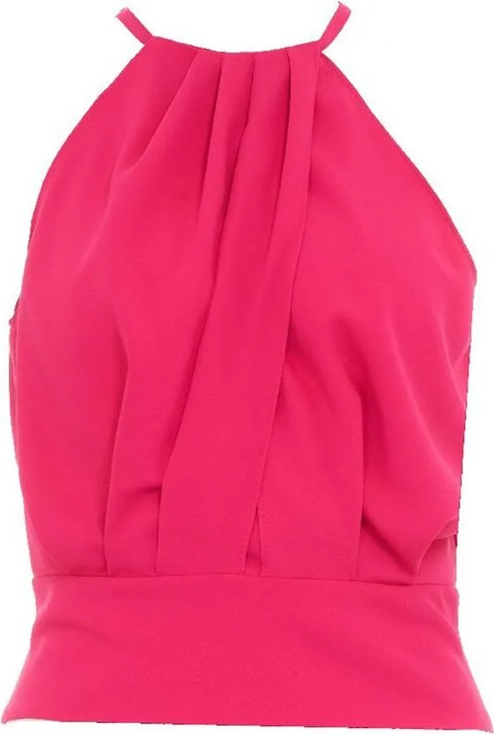 Pinko Sleeveless Draped Halterneck Top