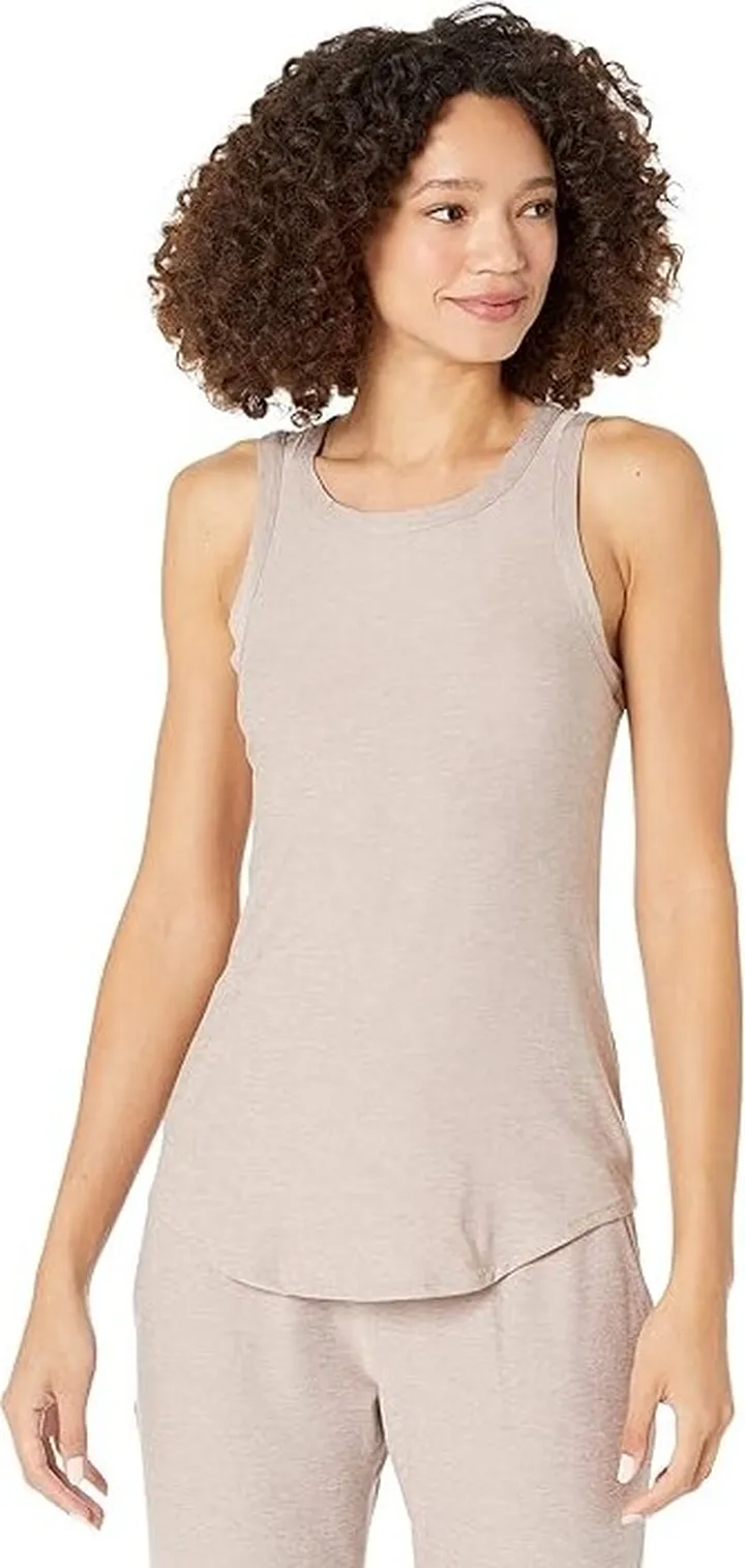 Beyond Yoga Featherweight Keep It Moving Tank (Chai) Women's Clothing