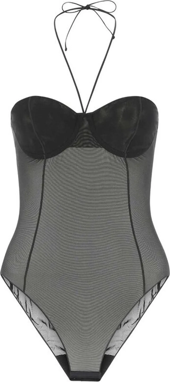 Oséree Halterneck Sleeveless Bodysuit