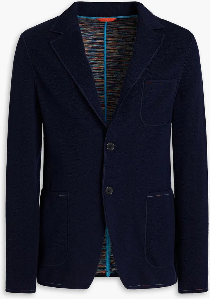 Wool-blend blazer