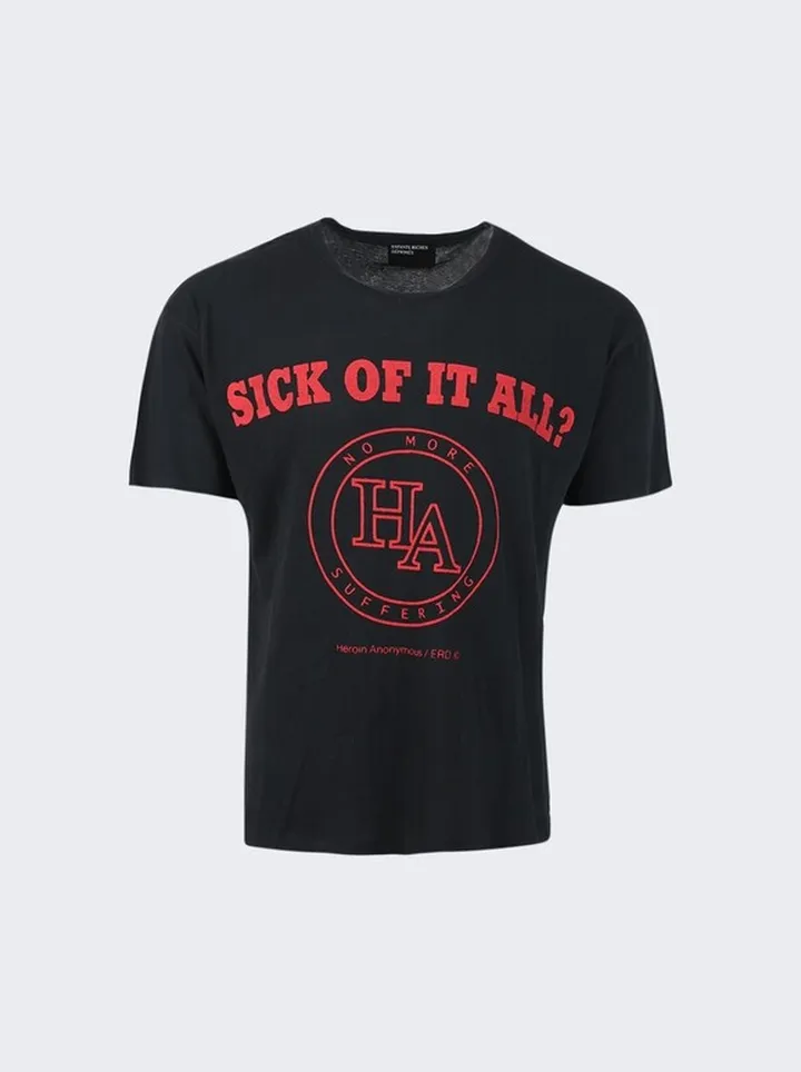 Sick Of It All T-shirt Faded Black Red
