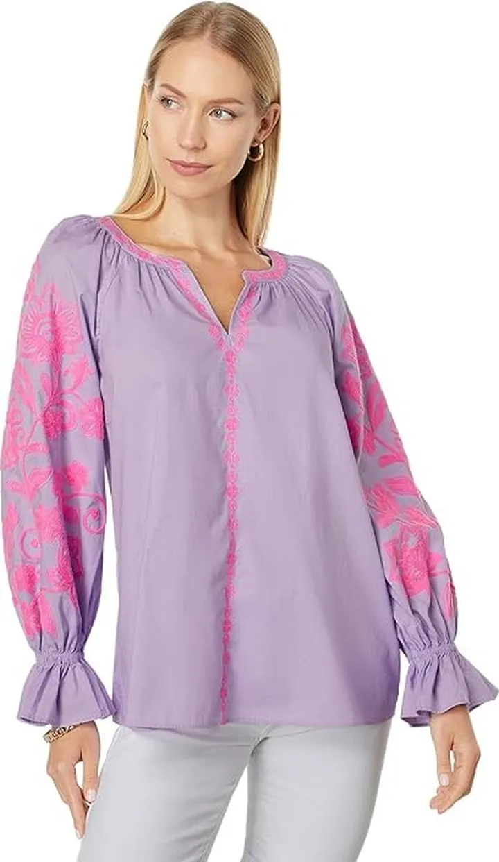 Lilly Pulitzer Revina Tunic (Purple Iris) Women's Clothing