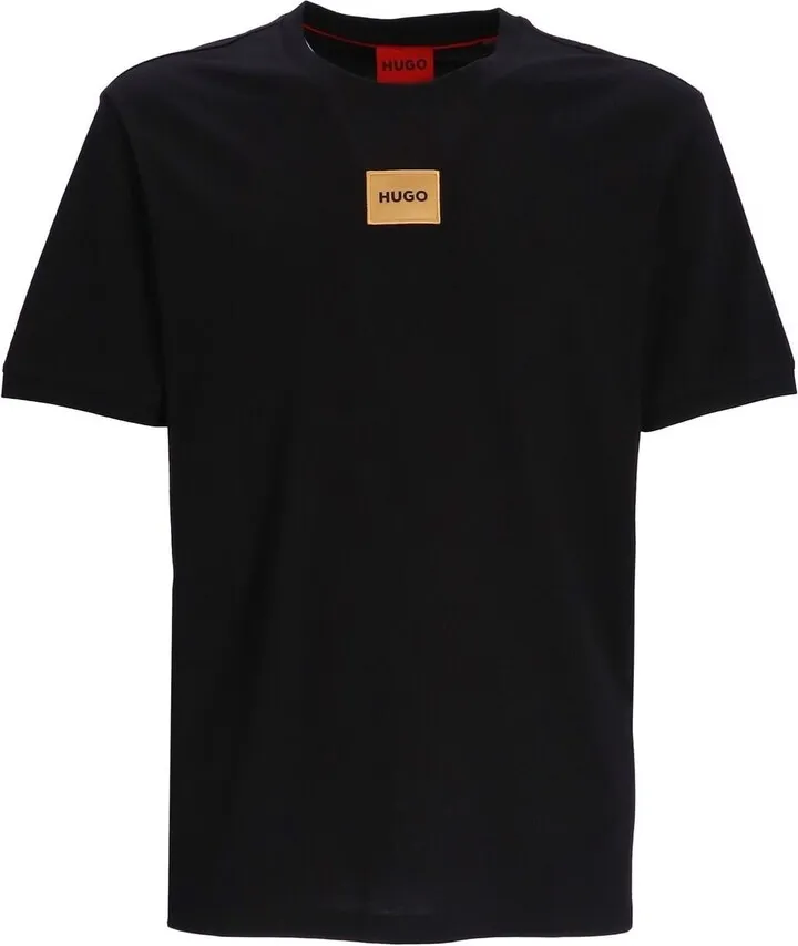 logo-patch crew-neck T-shirt