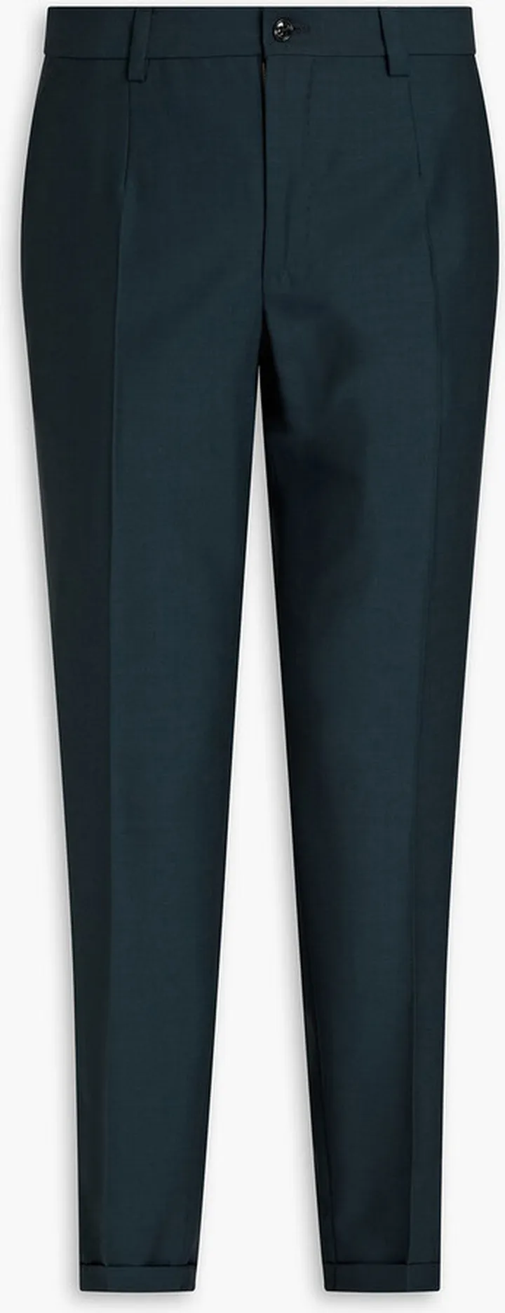 Tapered wool pants