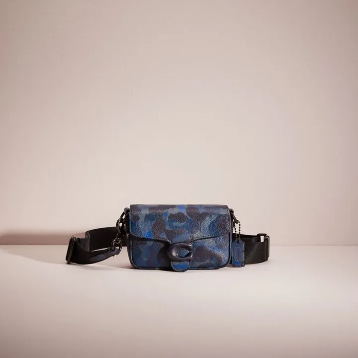 Restored Soft Tabby Crossbody 18 With Camo Print