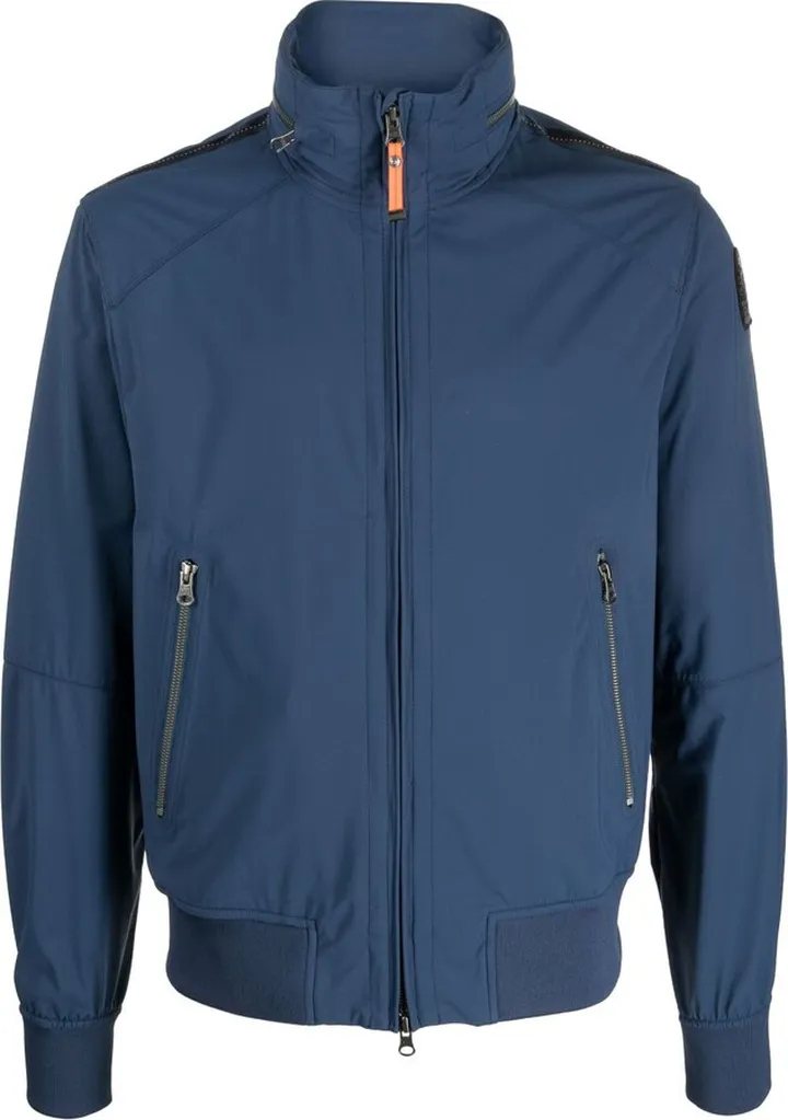 Miles concealed-hood bomber jacket