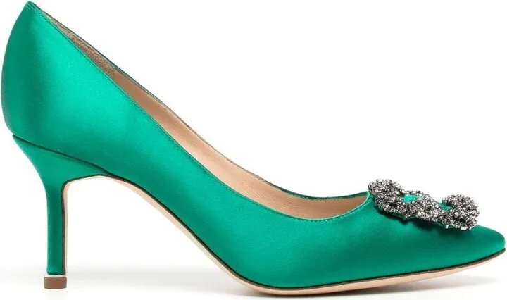 Hangisi 70mm embellished pumps